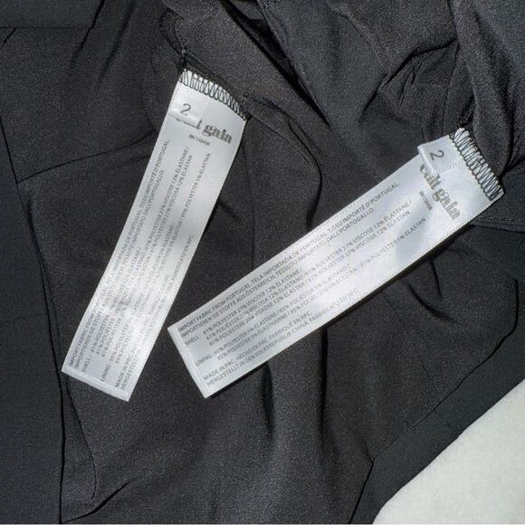 Cult Gaia Valia Crop Off the Shoulder Top & Essie Mini Skirt Set in Black - Picture 17 of 17